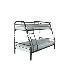 Bunk Bed Size 120 - Orbitrend NEW MARS without matress 90x200 / Black / Maroon